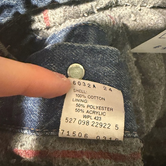 1980s/90s Levi's Linned Denim Jacket - Picture 10 of 10
